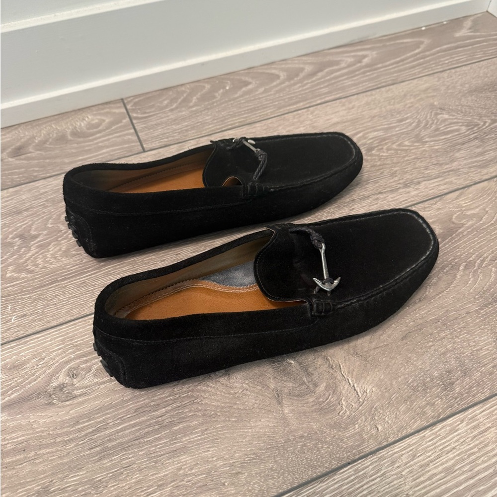 Aldo Men's Black Suede Loafers Size 10